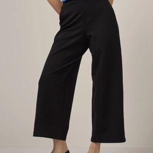 Wool& Merino Frame Ponte Cropped Pants XXL